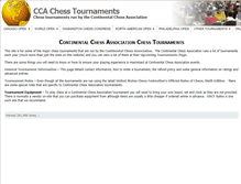 Tablet Screenshot of chessevents.com